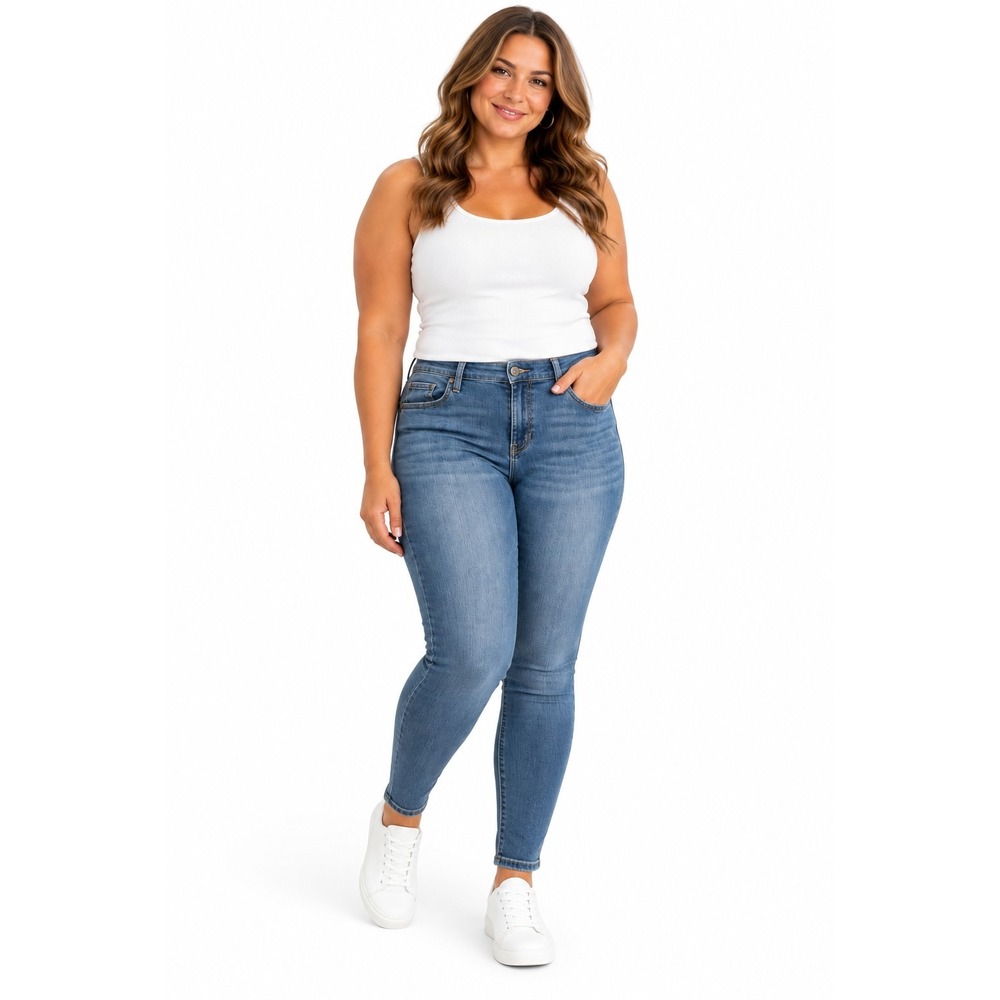 GAP Women's 14/32 Regular Blue Denim Leggings Stretch Slim Fit Jeans